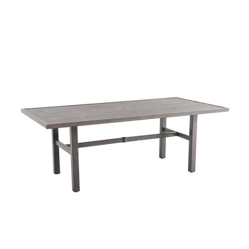 Allen Roth Riverchase Rectangle Outdoor Dining Table 40 In W X