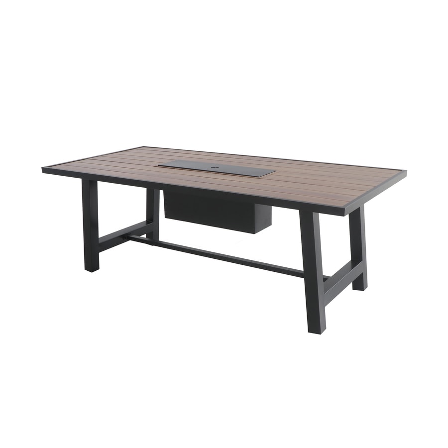 allen + roth Fairway Oaks Dining Table in the Patio Tables department