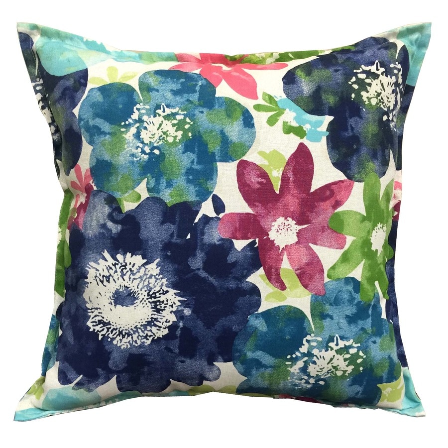 flower throw pillow