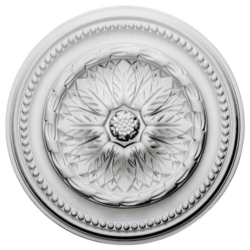 Ekena Millwork 15 75 In X White Urethane Ceiling Medallion X 15 75 In White Urethane Ceiling Medallion