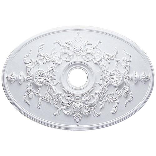 Ekena Millwork Alexa 31 In X 31 In Primed Polyurethane Ceiling Medallion At Lowes Com