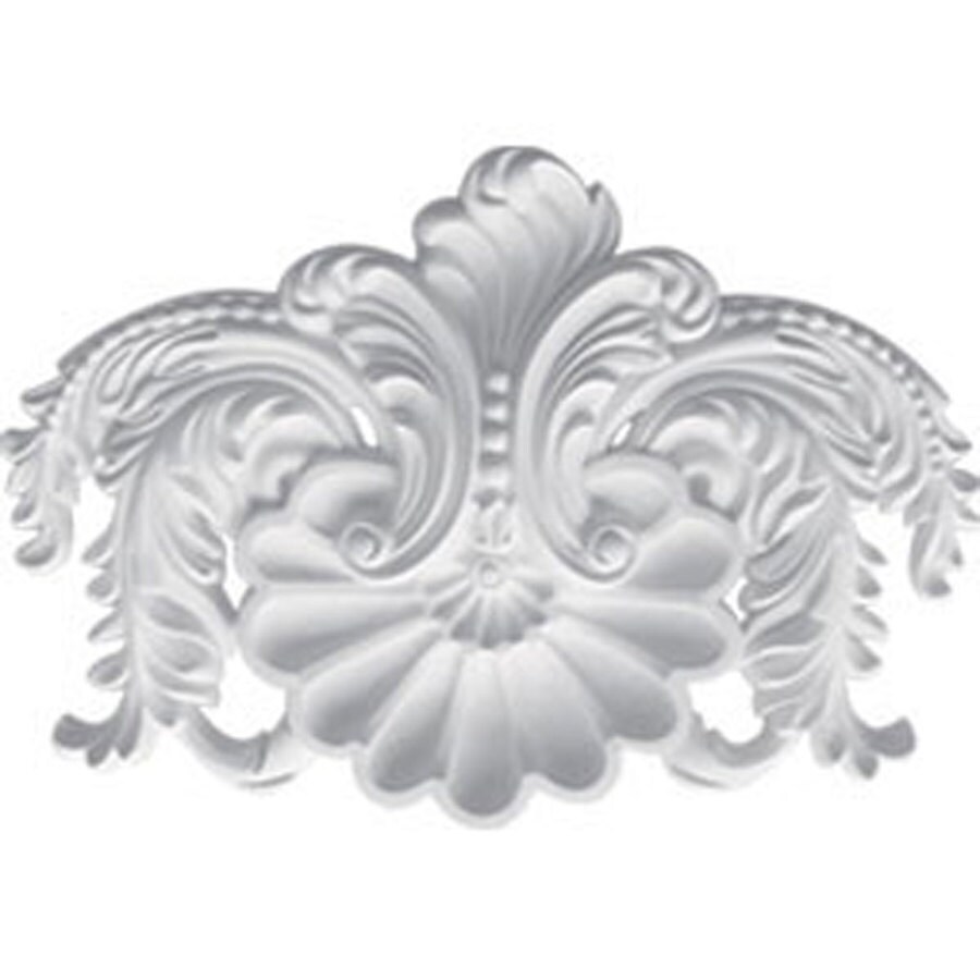 Ekena Millwork Shell 18.25in W x 12.375in H Primed Applique in the