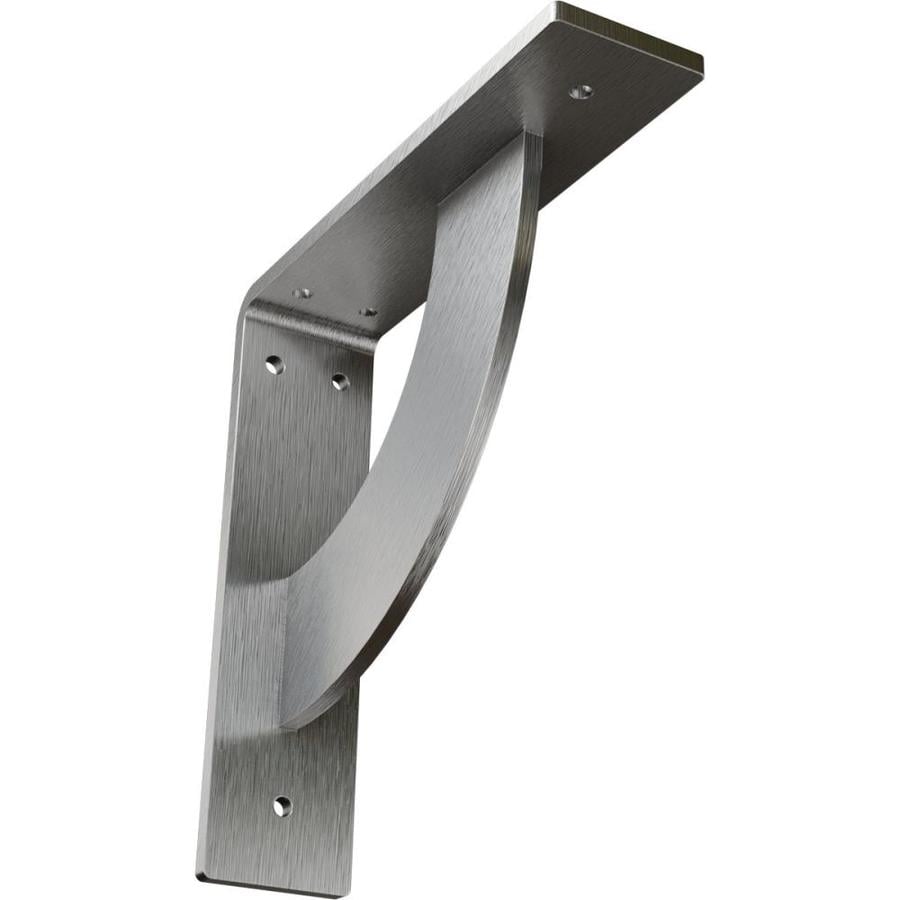 Ekena Millwork Stainless Steel Countertop Support 8 In X 2 In X 8