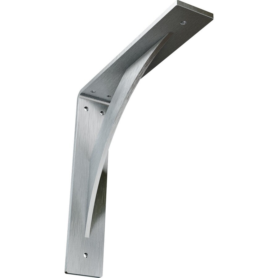 Ekena Millwork Plain Steel Countertop Support 12 In X 2 In X 12 In