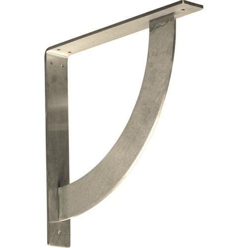 Ekena Millwork Stainless Steel Countertop Support 14in x 2in x 14in