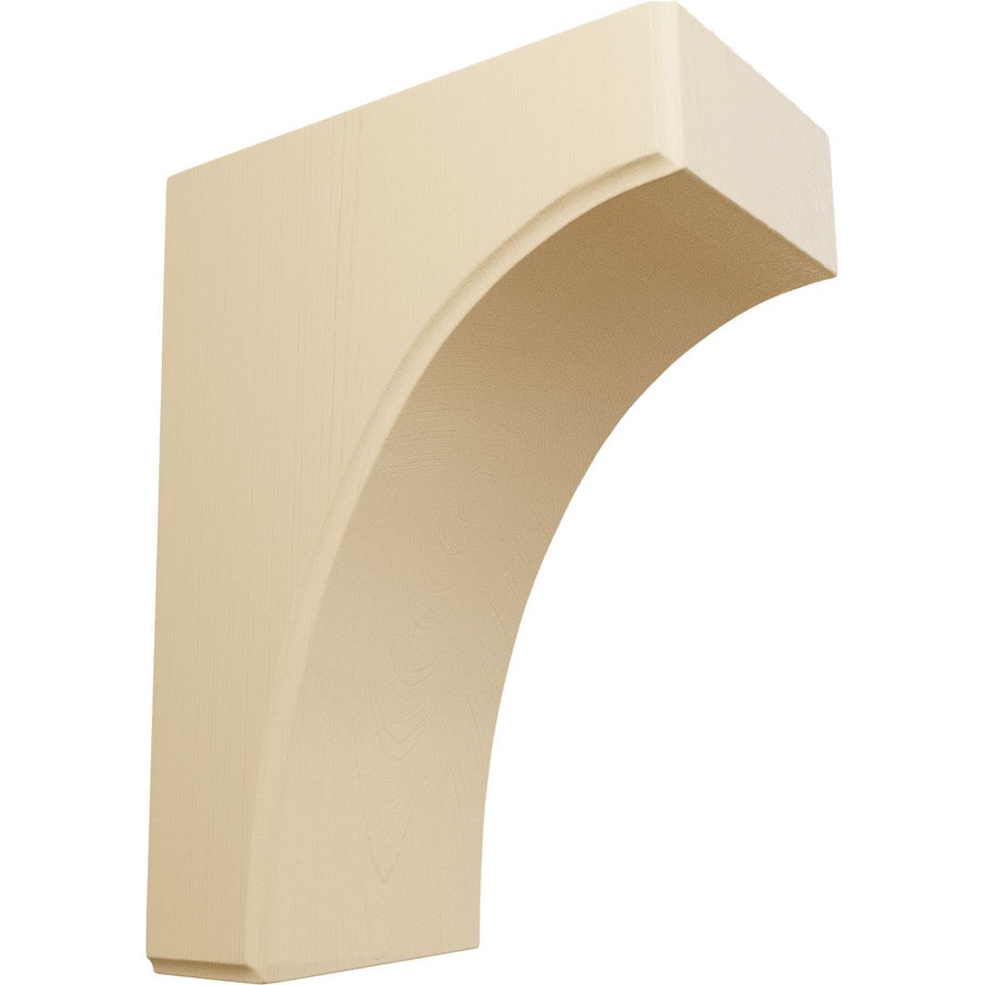 Ekena Millwork 3 5 In X 8 In Maple Unfinished Wood Corbel At Lowes Com