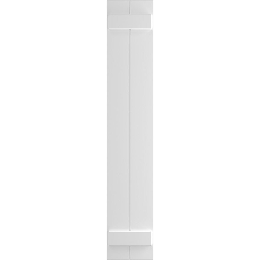 Ekena Millwork 2 Pack Unfinished Board And Batten Composite Ekena Millwork 2 Pack Unfinished Board And Batten Composite Exterior Shutters Common 12