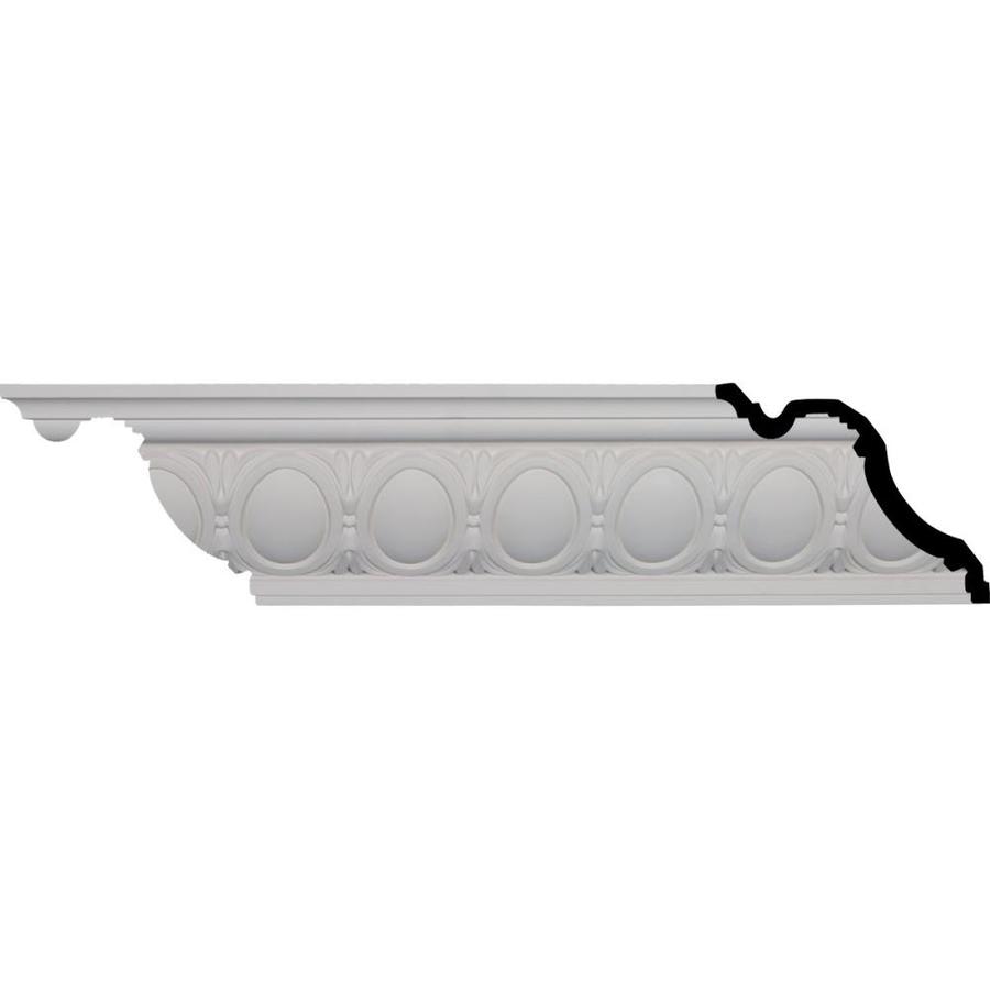 Ekena Millwork 6-3/4-in x 7-ft 11-in Primed Polyurethane Crown Moulding (Actual: 6.75-in x 7.99-ft)