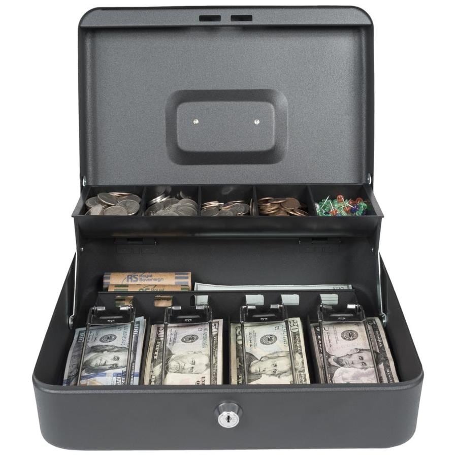 Royal Sovereign Cash Box 0.259-cu ft Keyed Cash Box Safe at Lowes.com