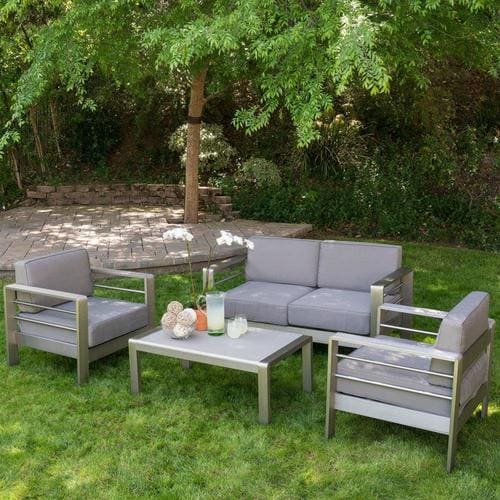 Best Selling Home Decor Mililani 4-Piece Metal Frame Patio ...