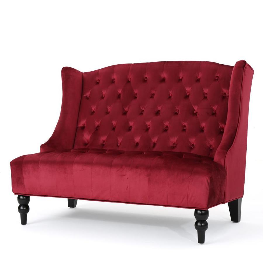 Best Selling Home Decor Leora Modern Glam Tufted Velvet Wingback   849114976104 