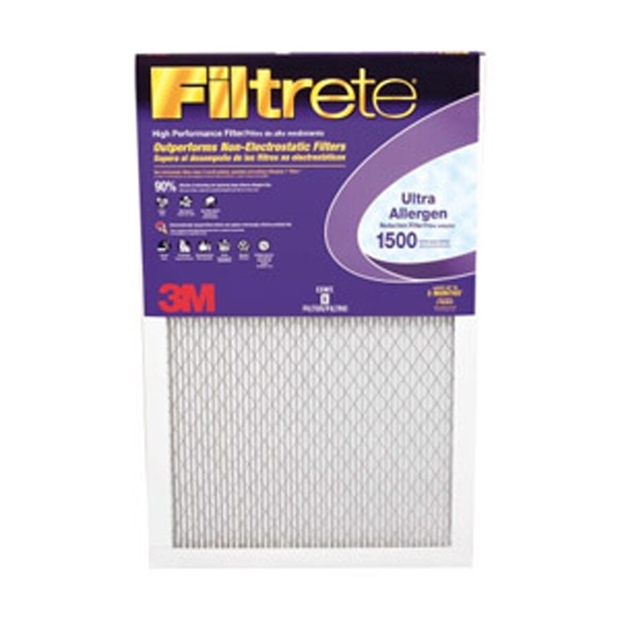 Filtrete 3MF15S.0117D26D (Common: 17.25-in x 26.25-in x 1-in; Actual: 17-in x 26-in x .80-in) 6-Pack 1500 Series Electrostatic Pleated Air Filters