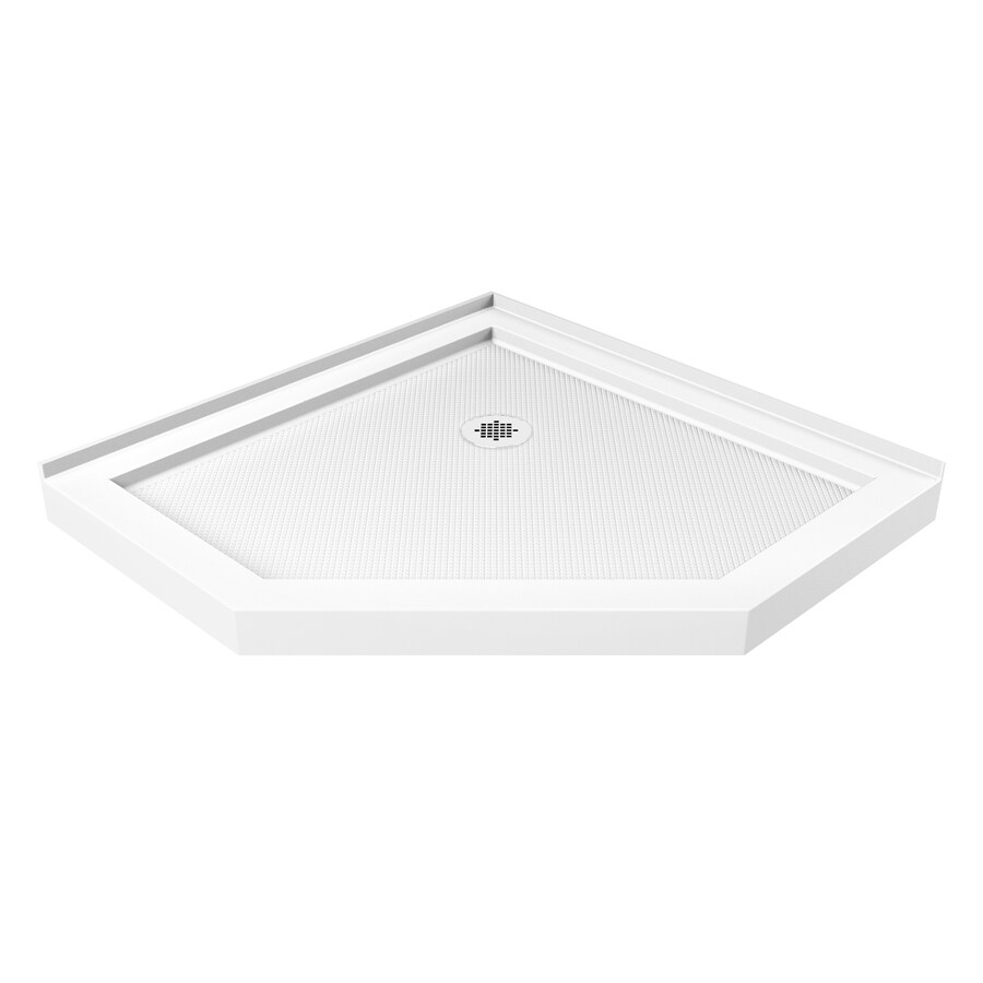 Dreamline Slimline 40 In L X White Acrylic Neo Angle Corner Dreamline Slimline 40 In L X White Acrylic Neo Angle Corner