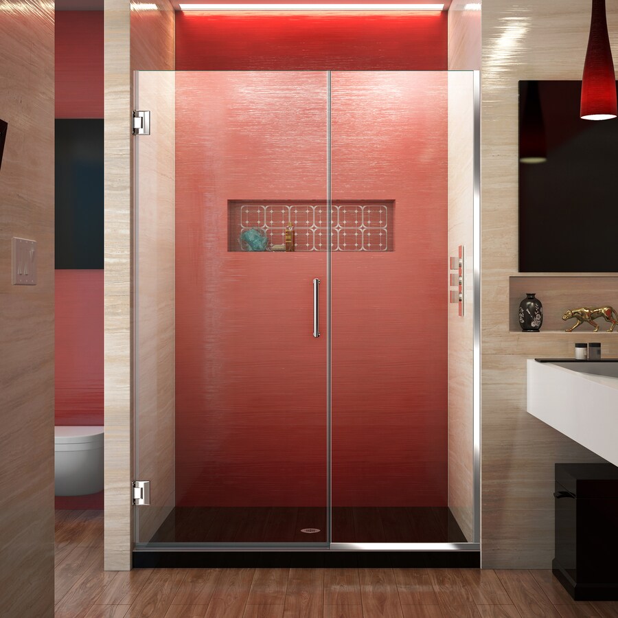 Dreamline Unidoor Plus 46 5 In To 47 W Frameless Hinged Dreamline Unidoor Plus 46 5 In To 47 W Frameless Hinged Chrome Shower Door