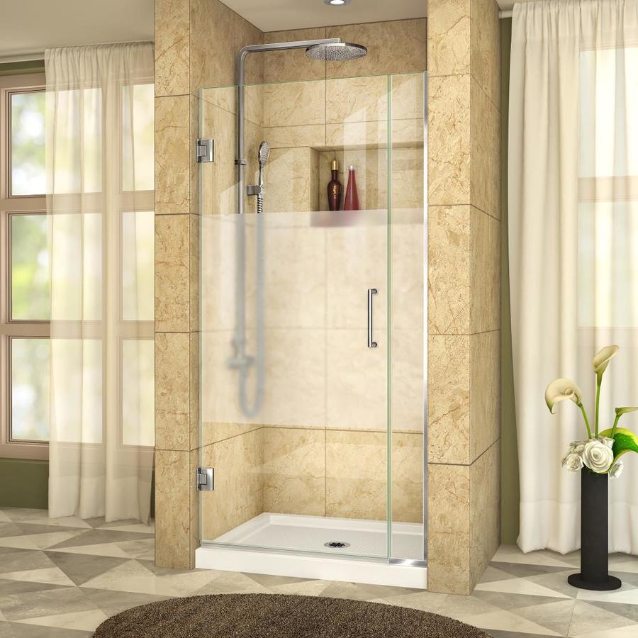 Shop DreamLine Unidoor Plus 33.5in to 34in Frameless Hinged Shower