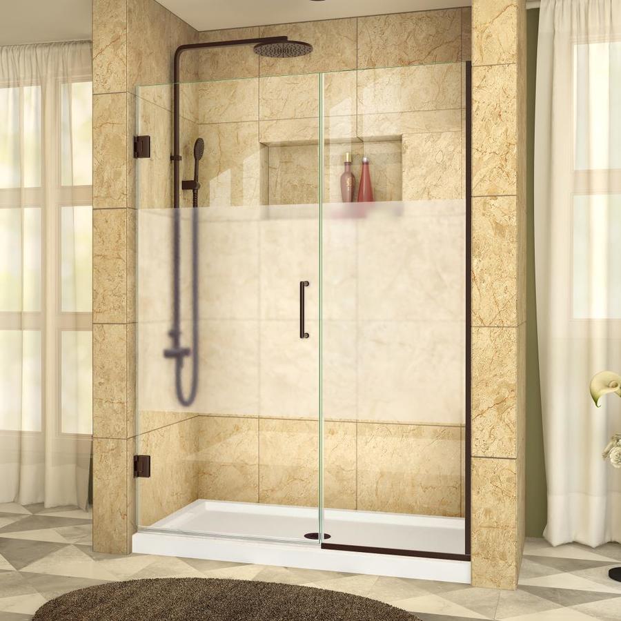 Dreamline Unidoor Plus 48 In To 5 W Frameless Hinged