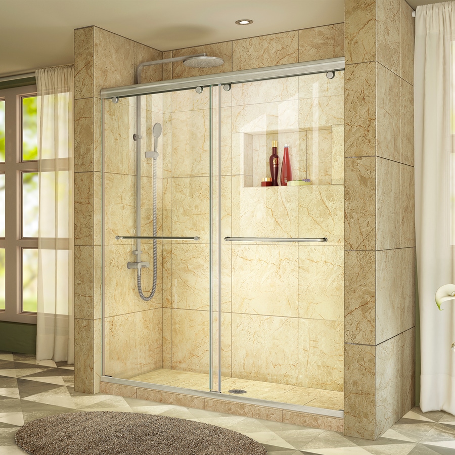 Lowes bathroom glass shower doors