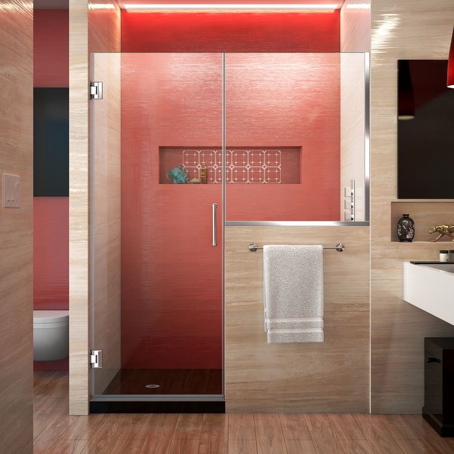 Dreamline Unidoor Plus 63 In To 5 W Frameless Chrome Hinged Dreamline Unidoor Plus 63 In To 5 W Frameless Chrome Hinged Shower Door