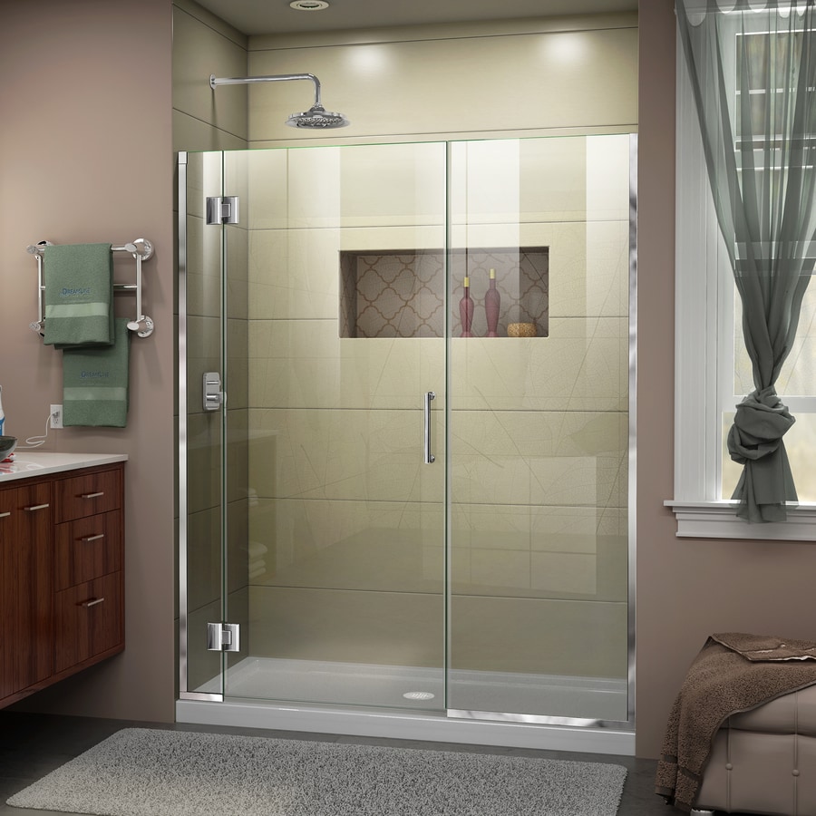 Dreamline Unidoor X 46 5 In To 47 W Frameless Hinged Dreamline Unidoor X 46 5 In To 47 W Frameless Hinged Chrome Shower Door