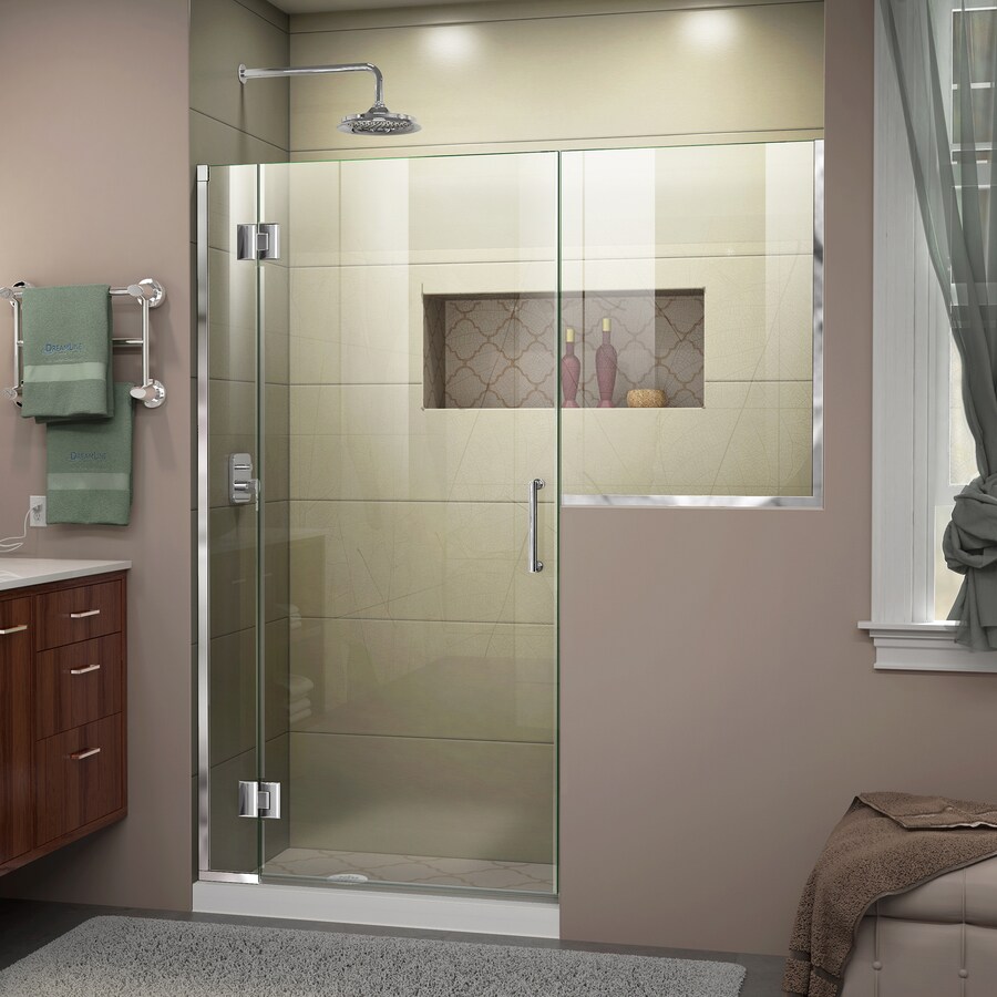 Dreamline Unidoor X 68 In To 5 W Frameless Chrome Hinged Dreamline Unidoor X 68 In To 5 W Frameless Chrome Hinged Shower