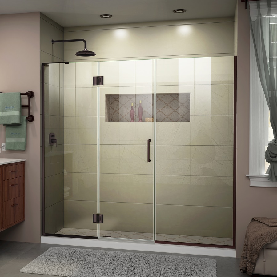 Dreamline Unidoor X 64 5 In To 65 W Frameless Hinged Oil