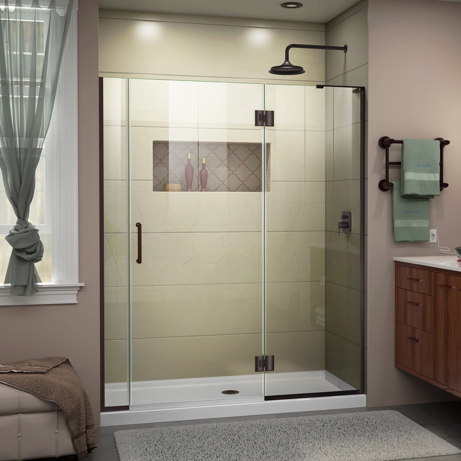 Dreamline Unidoor X 59 5 In To 60 W Frameless Hinged Oil