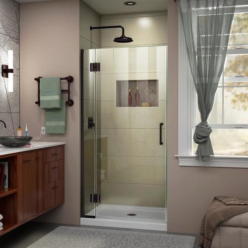 Dreamline Unidoor X 72 In H 36 To W Frameless Hinged Dreamline Unidoor X 72 In H 36 To