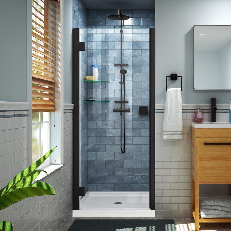 Dreamline Lumen 30 In To 31 In W Semi Frameless Hardware Satin