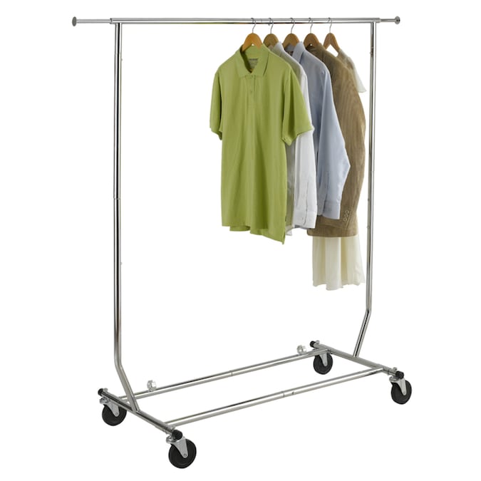 Style Selections Steel Clothing Rack In The Clothing Racks Portable Closets Department At Lowes Com