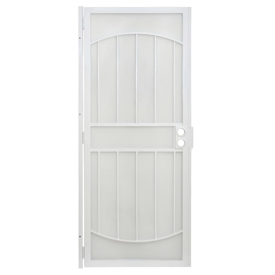 Gatehouse Gibraltar White Steel Security Door Common 32 In X 80 Gatehouse Gibraltar White Steel Security Door Common 32 In X 80