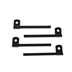 Gatehouse Window Bar Flush Bracket Black(Pack of 3)
