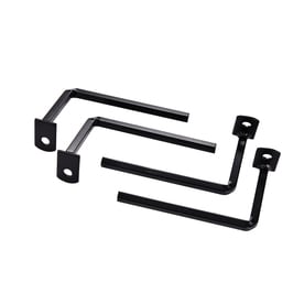 Gatehouse Window Bar Projection Bracket Black(pack of 4)