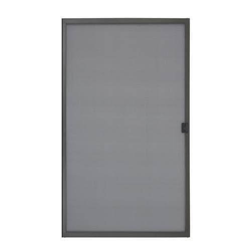 Grisham Bronze Steel Frame Sliding Patio Screen Door Common 48 In X 80 In Actual 48 In X 80 75 In At Lowes Com