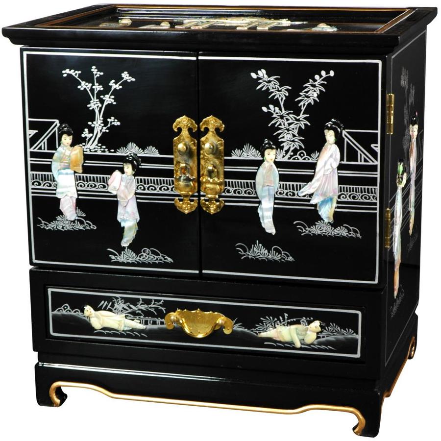 Red Lantern Oriental Furniture Black Jewelry Box Jewelry Armoire