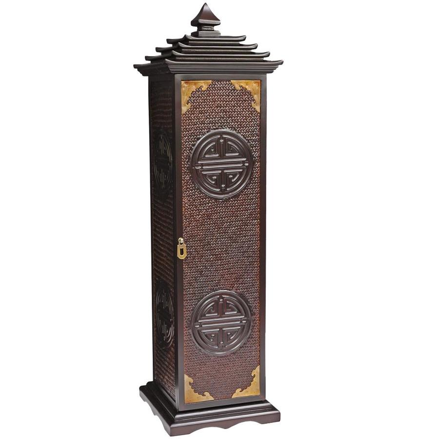 Red Lantern Rosewood Pagoda Cd Dvd Stand At Lowes Com