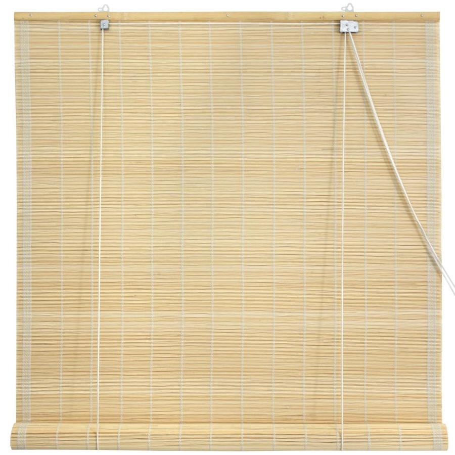 Oriental Furniture Natural Bamboo Room Darkening Horizontal Blinds