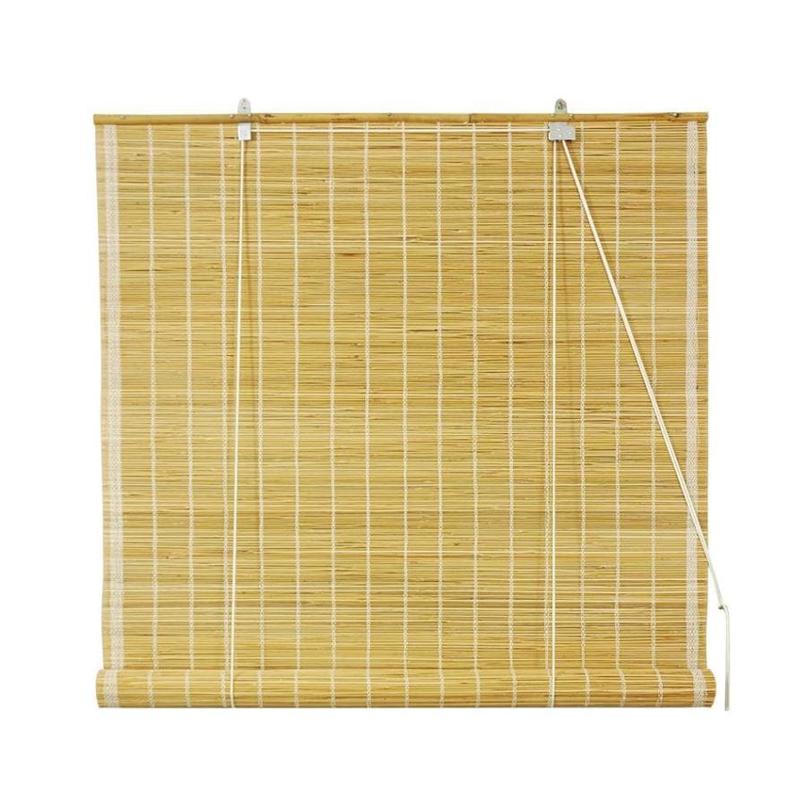 Oriental Furniture Natural Bamboo Room Darkening Horizontal Blinds Oriental Furniture Natural Bamboo Room Darkening Horizontal Blinds Common 60 In Actual X 72