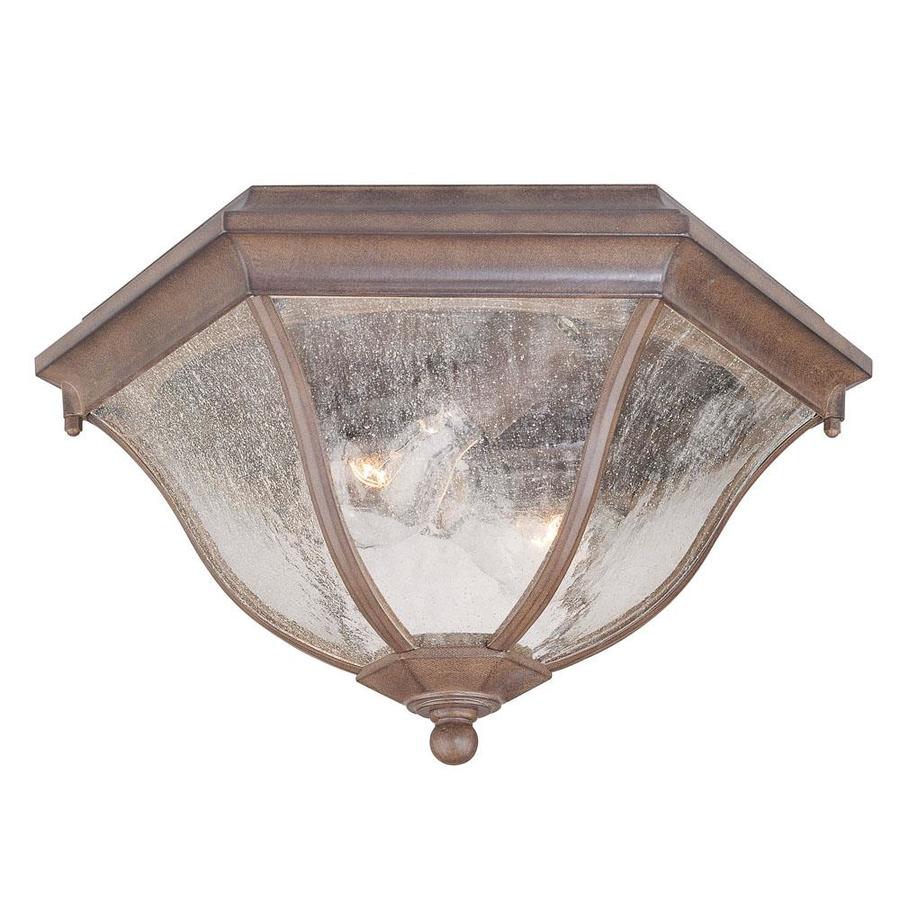 Acclaim Lighting Flushmounts 14.5-in W Architectural Bronze Outdoor ...