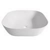 VIGO Matte Stone Camellia Composite Square Vessel Bathroom Sink In White With Otis Faucet ... | The Home Depot Canada