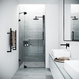 VIGO Pirouette 42 x 74 Adjustable Pivot Frameless Shower Door