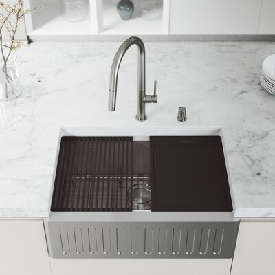 Vigo Oxford 30 In X 20 5 Stainless Steel Single Bowl Tall 8 Stainless Steel Single Bowl Tall