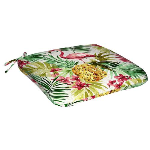 Garden Treasures Flamingo Tropical Patio Chair Cushion in the Patio ...