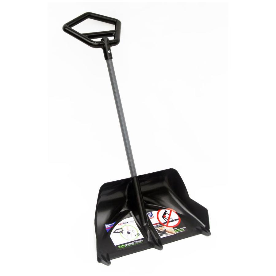 SafeGuard Shovels 24in Plastic Snow Shovel with 42in Steel Core