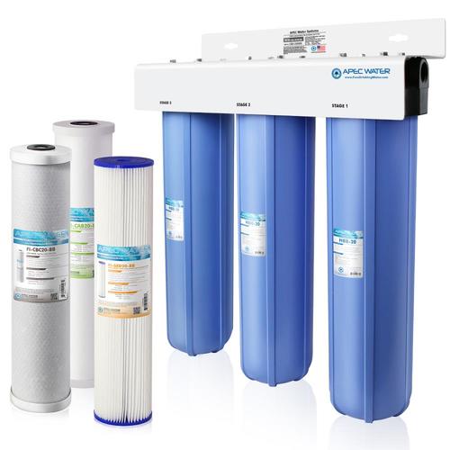APEC Water Whole House 3Stage Triplestage 15GPM Gac Whole House