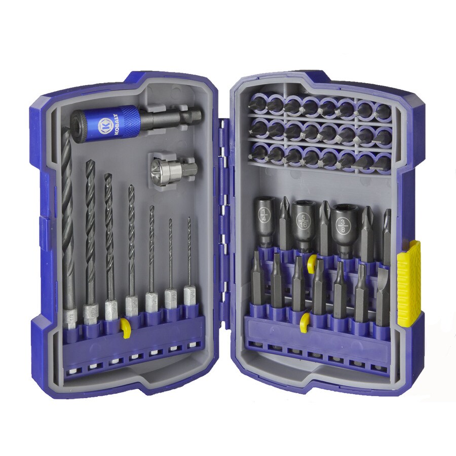 Kobalt 48Piece Impact Driver Bit Set in the Impact Driver Bits