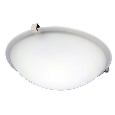 eLIGHT Contempo 14-in Brushed Nickel Modern/Contemporary Flush Mount Light eLIGHT Contempo 14-in Brushed Nickel Modern/Contemporary Flush Mount Light
