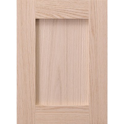 Surfaces 16 In W X 28 In H X 0 75 In D Red Oak Wall Cabinet Door