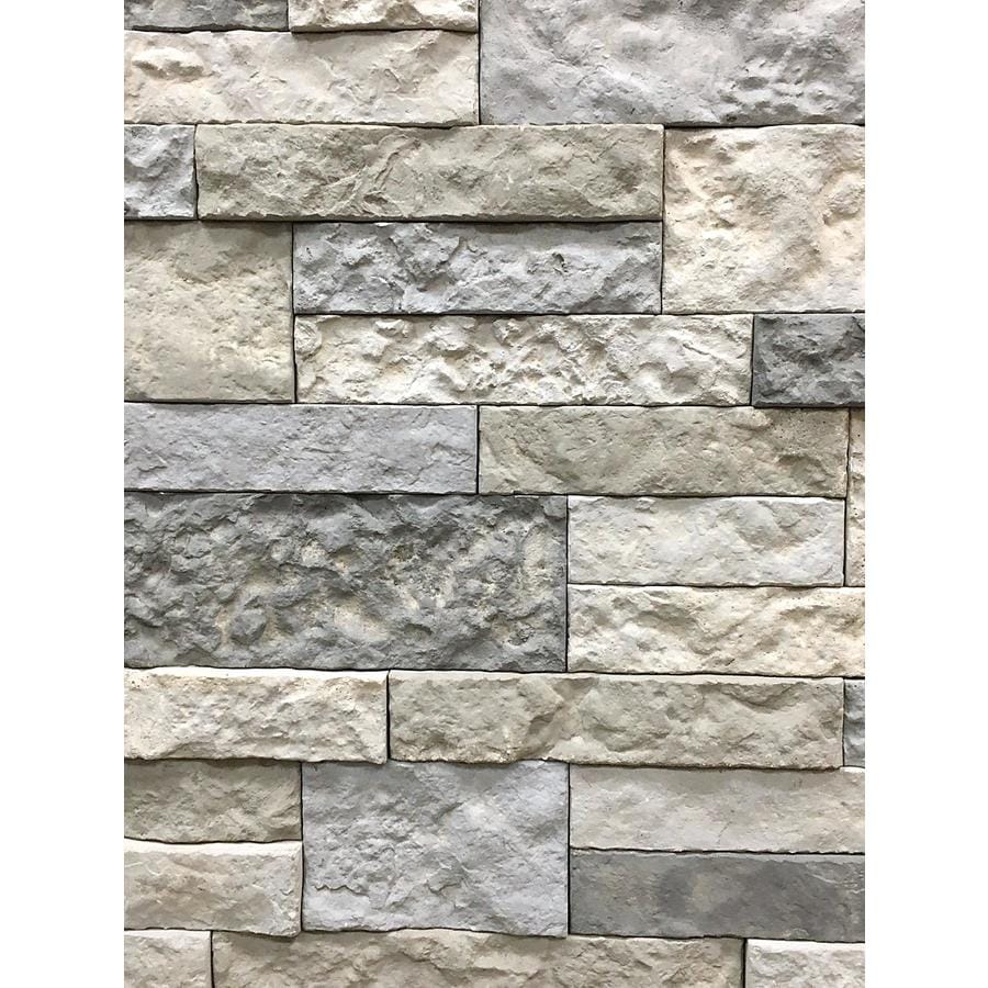 Spring Creek Primary Wall Stone 8 Sq Ft Spring Creek Blend Faux Stone Veneer