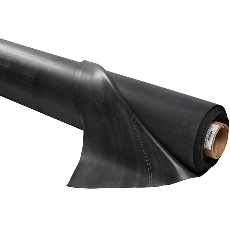 Shop GenTite EPDM 10ft W x 25ft L 250sq ft Black Roll Roofing at