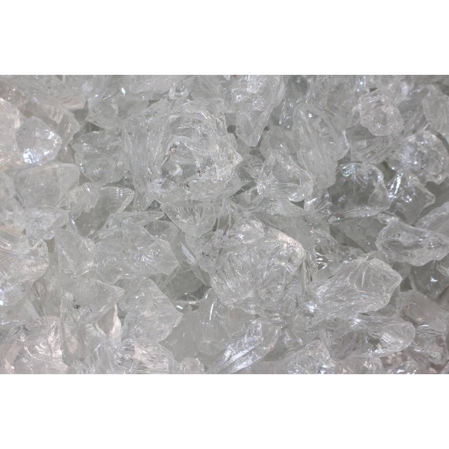 Exotic Glass 25 Lbs 1 2 In Or Greater Ice Clear Gas Fire Pit Fire